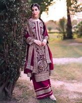 Ravishing Rani Pink Color Sequence Work  Straight Salwar Suit